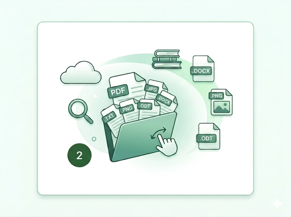 Zone d'import du support de cours