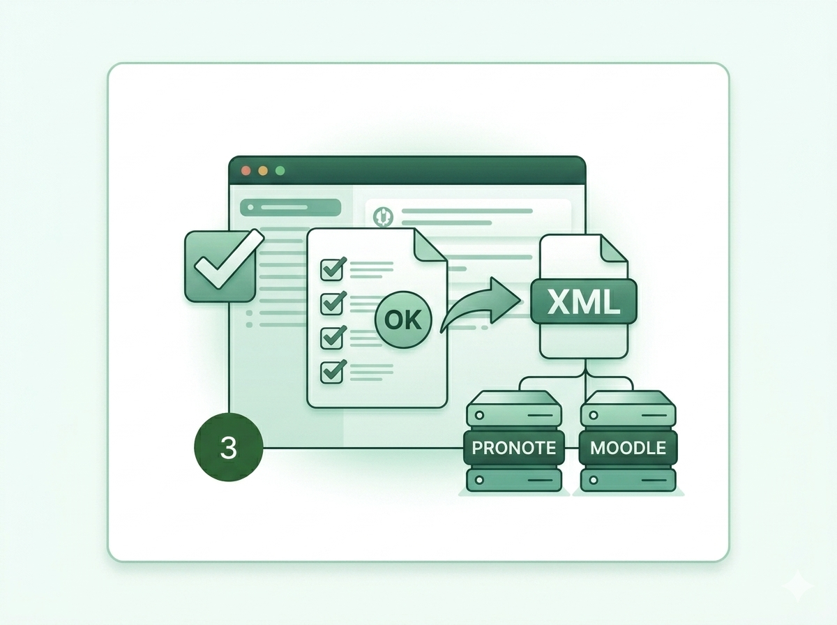 Relecture et export XML Pronote